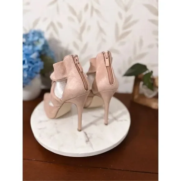 Beautiful pink suede heels - Picture 6 of 12